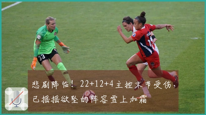 悲剧降临！22+12+4主控末节受伤，已摇摇欲坠的阵容雪上加霜
